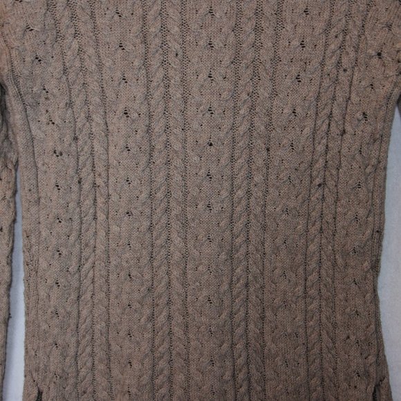 American Eagle Cable Knit Crew Neck Sweater - Picture 2 of 6